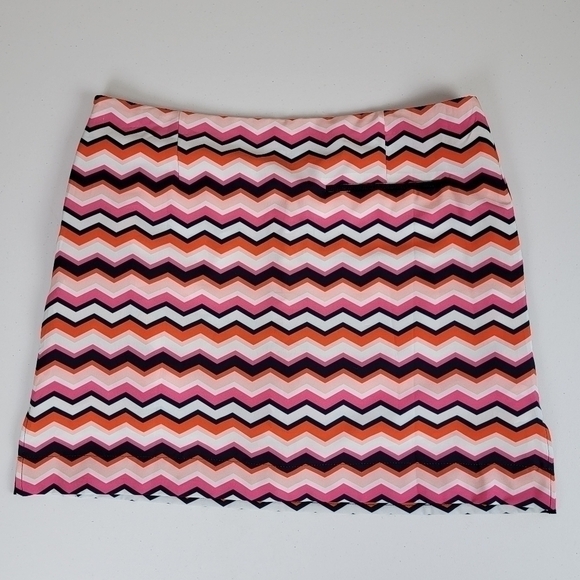 Golftini Multi Color Performance Stretch Screwball Pickleball Skirt/Skort Sz 6 L - Picture 3 of 14